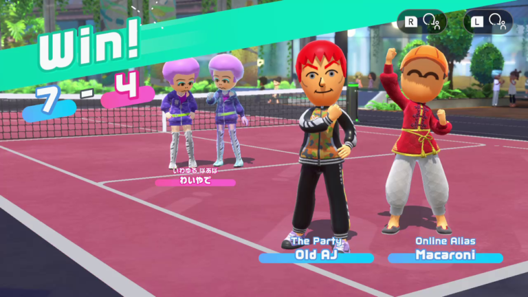 Tennis Doubles Image Win