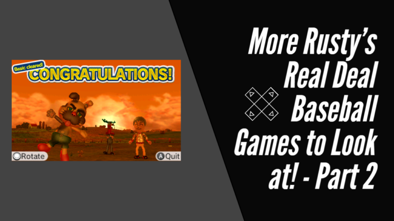 Rusty's Real Deal Baseball Article Banner