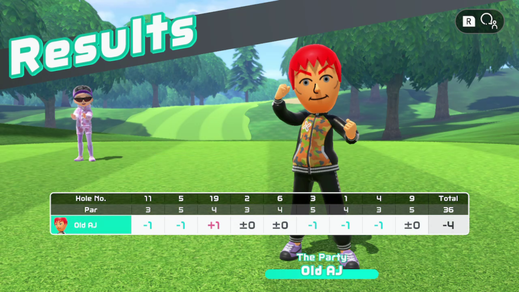 9 Holes Random Outcome