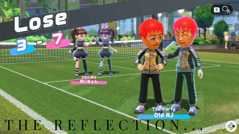 Switch Sports Tennis Reflection