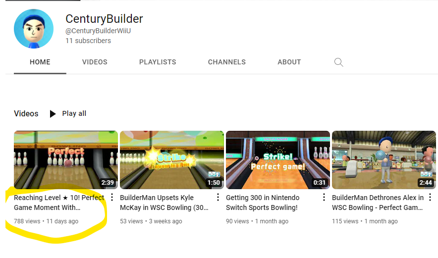 CenturyBuilder Before He Reaches 100 Subscribers