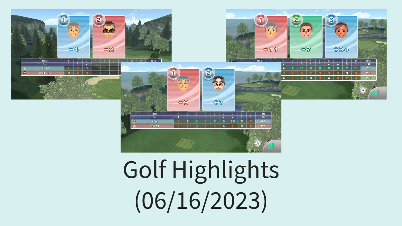 WSC Golf Highlights June