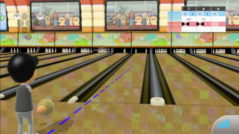 Macaroni Mii 7 - 10 Split Image Bowling Games