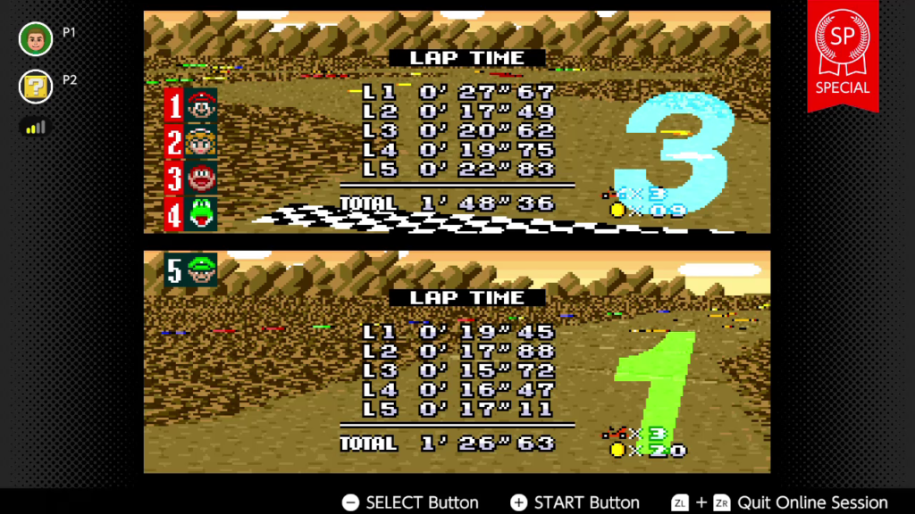 Mario Kart on Super Nintendo Online